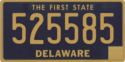 DE license plate 525585