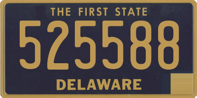 DE license plate 525588