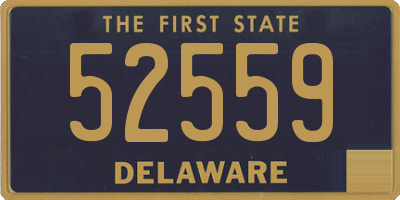 DE license plate 52559