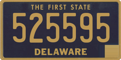 DE license plate 525595