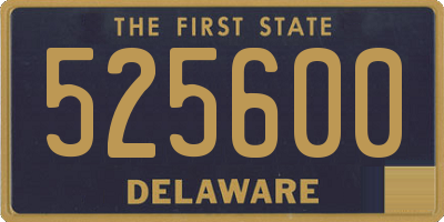 DE license plate 525600