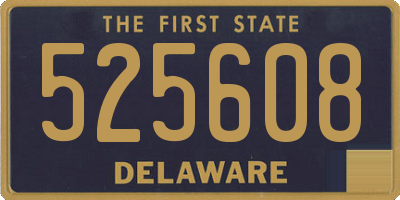 DE license plate 525608