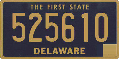 DE license plate 525610