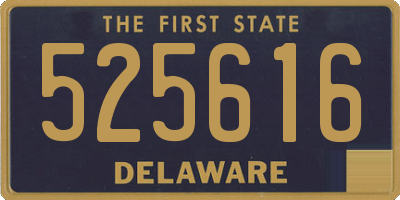 DE license plate 525616
