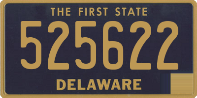 DE license plate 525622