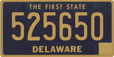 DE license plate 525650