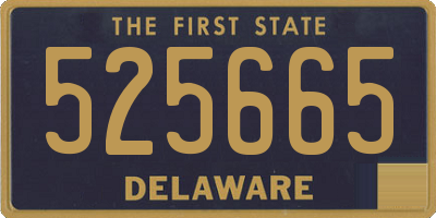 DE license plate 525665