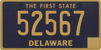 DE license plate 52567