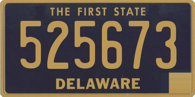 DE license plate 525673