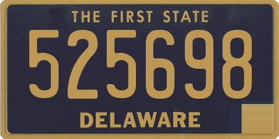DE license plate 525698