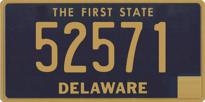 DE license plate 52571