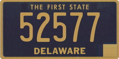 DE license plate 52577
