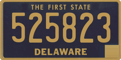 DE license plate 525823
