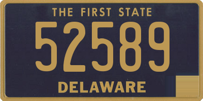 DE license plate 52589