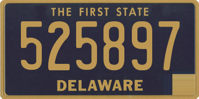 DE license plate 525897