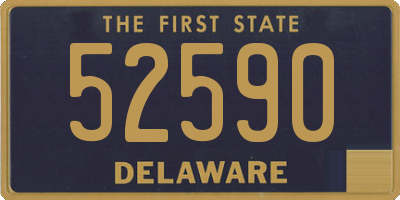 DE license plate 52590