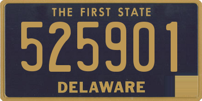 DE license plate 525901