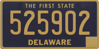 DE license plate 525902