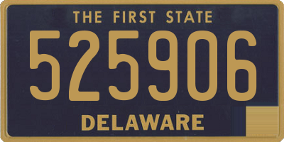 DE license plate 525906