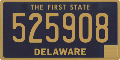 DE license plate 525908