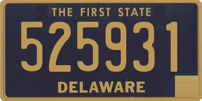 DE license plate 525931