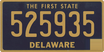 DE license plate 525935