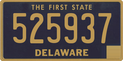 DE license plate 525937