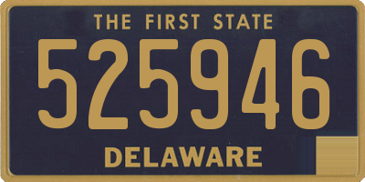 DE license plate 525946