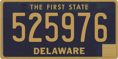 DE license plate 525976