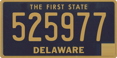DE license plate 525977