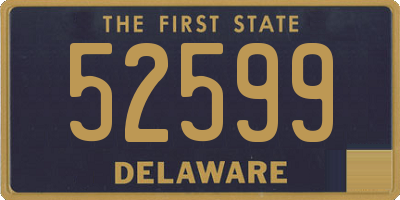 DE license plate 52599