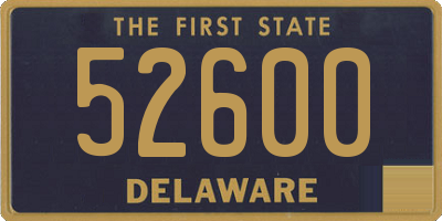 DE license plate 52600