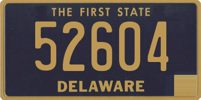 DE license plate 52604