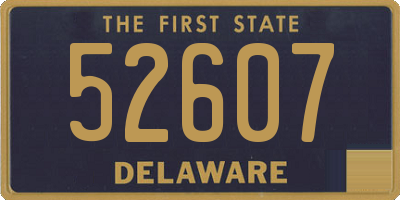 DE license plate 52607