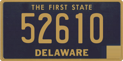 DE license plate 52610