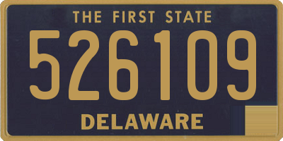 DE license plate 526109