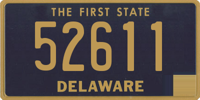 DE license plate 52611