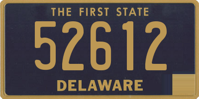 DE license plate 52612