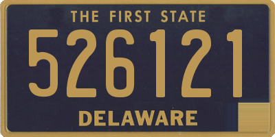 DE license plate 526121