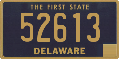 DE license plate 52613