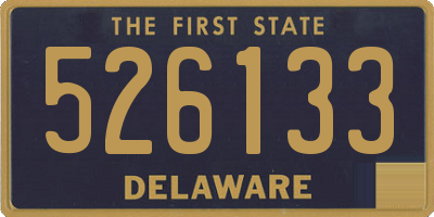 DE license plate 526133