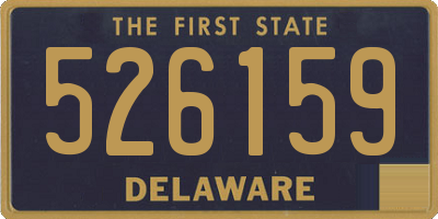 DE license plate 526159