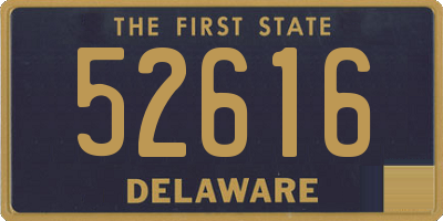 DE license plate 52616