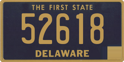 DE license plate 52618