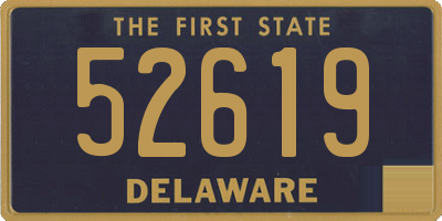 DE license plate 52619