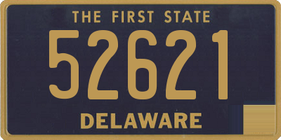 DE license plate 52621