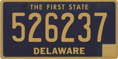 DE license plate 526237