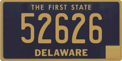 DE license plate 52626