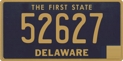 DE license plate 52627