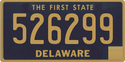 DE license plate 526299